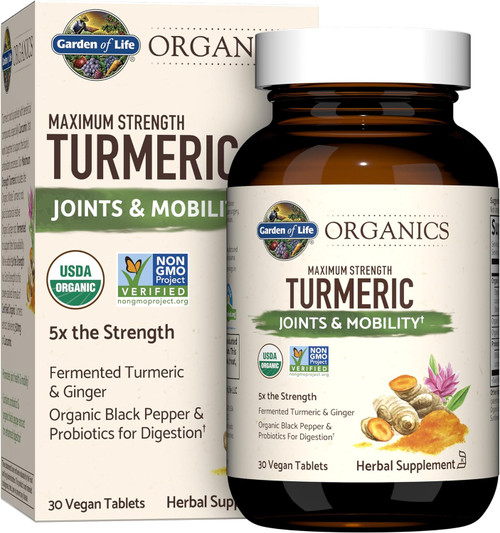 Garden of Life Organics Maximum Strength Turmeric Joints