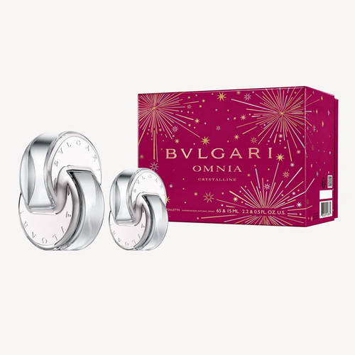 Set of Omnia Crystalline 2 Pc. Gift Set for Women includes 2.5 Oz Edt