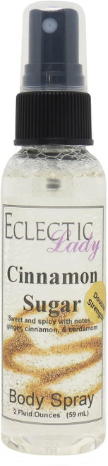 Cinnamon Sugar Body Spray (Double Strength), 2 ounces, Body Mist for W