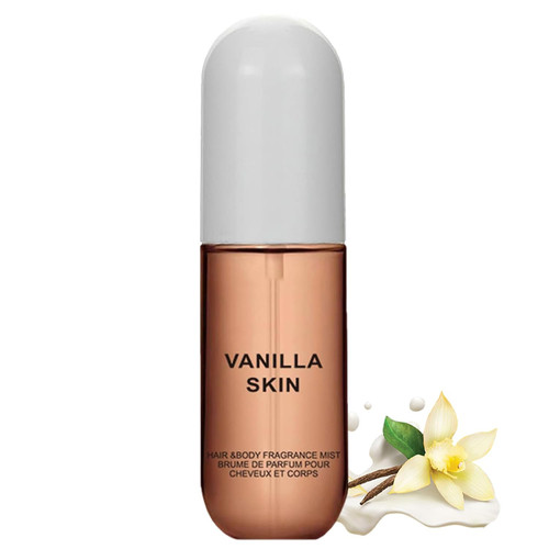Vanilla Perfume - Skin Body & Hair Fragrance Mist - Travel Size, Vanil