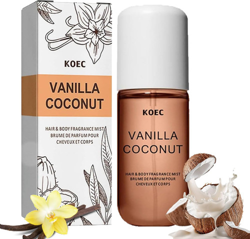 Vanilla Coconut Perfume, Vanilla Skin Perfume Long Lasting, Vanilla Co