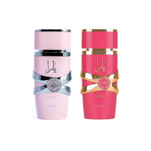 Lattafa 2 Piece Set for Women (3.4 Ounce Yara Eau De Parfum Spray + 3.