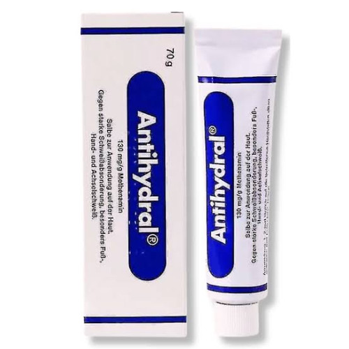 Antihydral Non-Irritating Cream-Paste ZeroSweat Antiperspirant, Great for Hyperhidrosis, Excessive Sweating