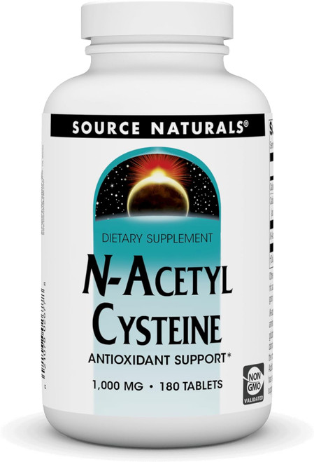 Source Naturals N-Acetyl Cysteine Antioxidant Support, Dietary Supplem