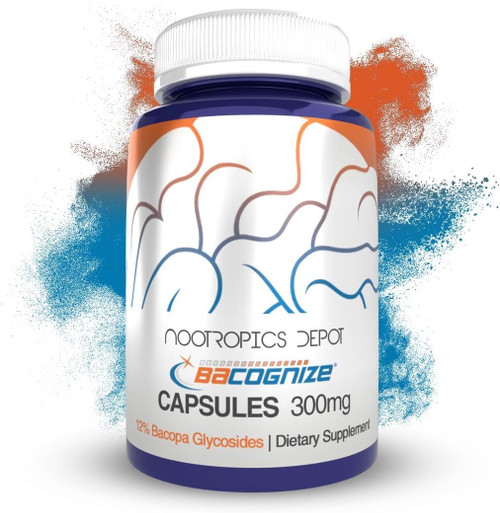 Nootropics Depot BaCognize Bacopa Monnieri 300mg Capsules (120 Count)