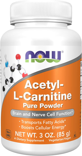 NOW Foods Supplements, ALC (Acetyl-L-Carnitine) Powder, Brain and Nerv