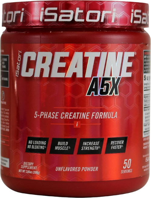 iSatori Creatine A5X, 5 Phase Creatine Powder with Creatine Monohydrat