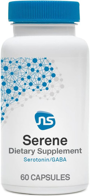 NeuroScience Serene - Mood Support + Sleep Aid with 100mg 5-HTP, Vitam