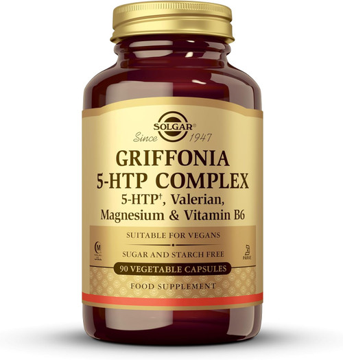 Solgar 5-HTP 100 mg, 90 Vegetable Capsules - Promotes Relaxation - Pos