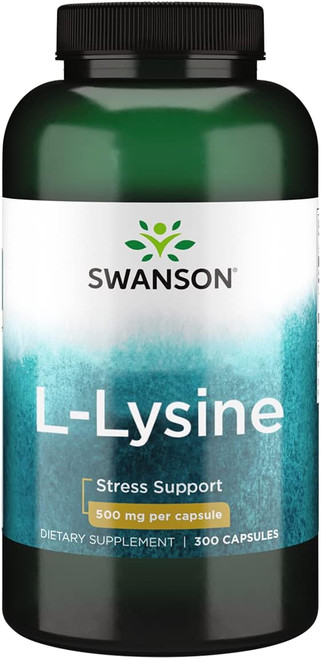 Swanson Free Form L-Lysine - Natural Supplement Promoting Stress Suppo