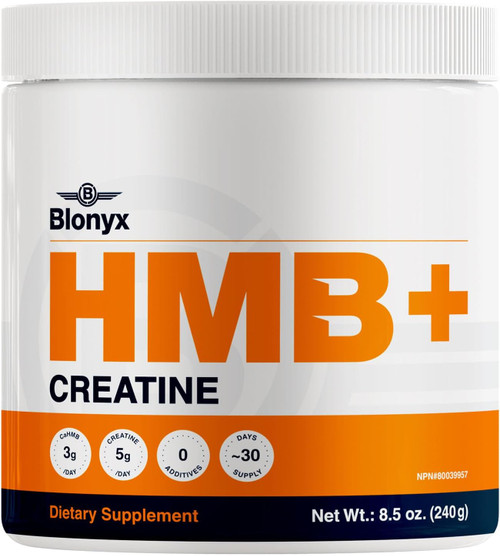 HMB + Creatine Supplement - 3g Daily HMB for Enhanced Strength, Power