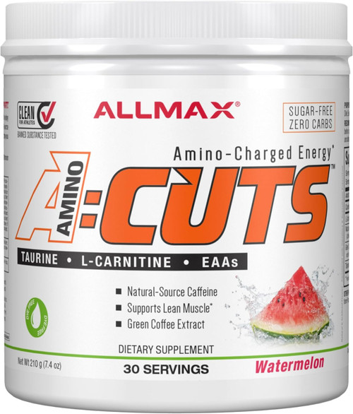 ALLMAX Nutrition AMINOCUTS (ACUTS), Amino-Charged Energy Drink with Ta