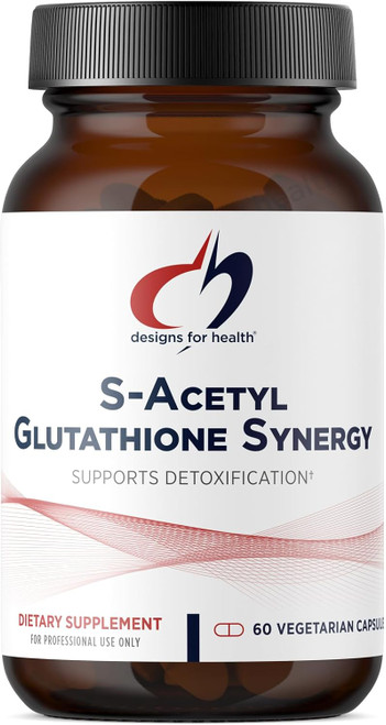 Designs for Health S-Acetyl Glutathione Synergy - 200mg S-A-GSH with N