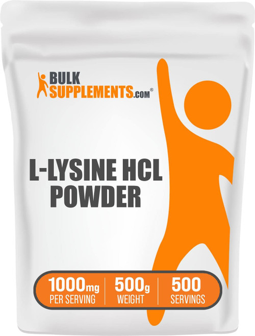BulkSupplements.com L-Lysine Powder - as L-Lysine HCl, Lysine Suppleme