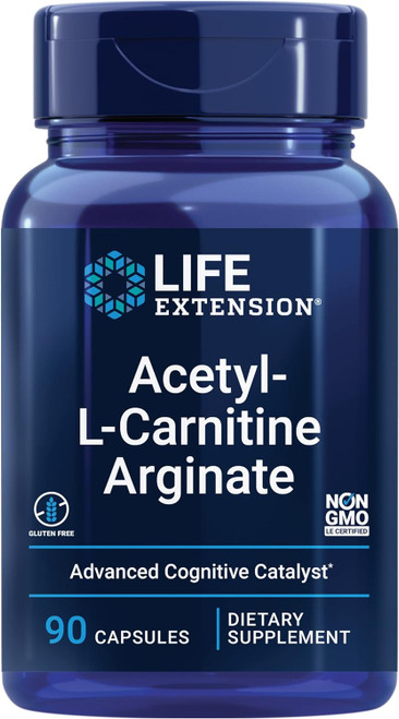Life Extension Acetyl-L-Carnitine Arginate, Advanced Brain & Nerve Hea