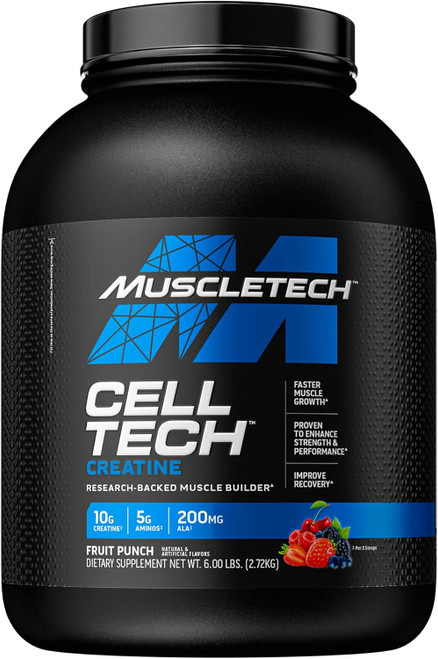 Creatine Monohydrate Powder | MuscleTech Cell-Tech Creatine Powder | P