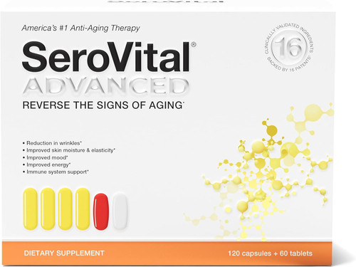 Serovital Advanced for Women - Anti-Aging Supplement for Women - HGH S