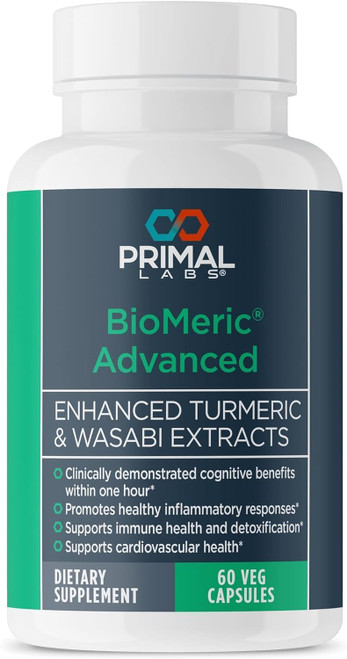 BioMeric Advanced - with Turmeric Curcumin and Wasabi Extracts - 60 Ca