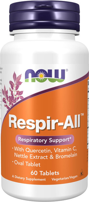 NOW Supplements, Respir-All with Quercetin, Vitamin C, Nettle Extract