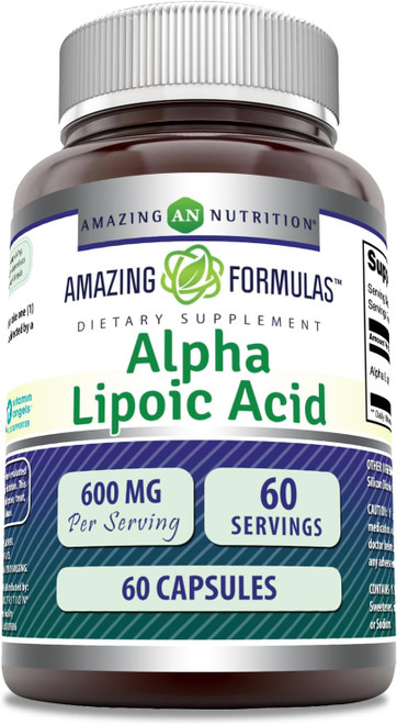 Amazing Formulas Alpha Lipoic Acid | 600 Mg Per Serving Supplement | C