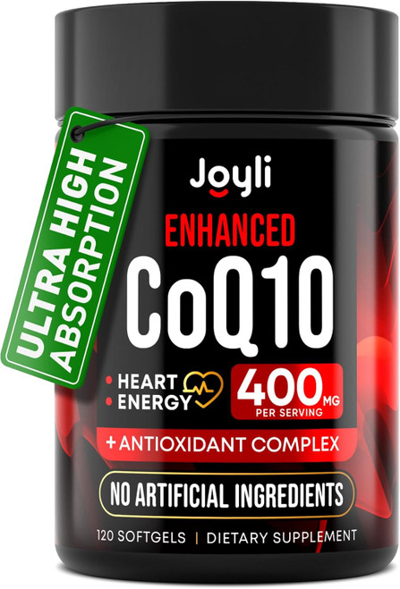 CoQ10 400mg Softgels - High Absorption Co Q10, 400mg Softgels for Hear
