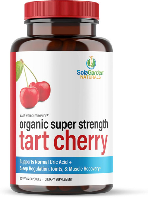 Super Strength Organic Montmorency Tart Cherry Supplement  50:1 Conce