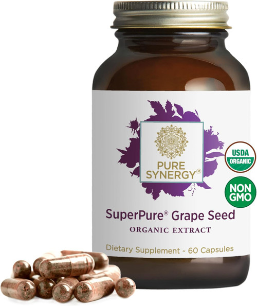 Pure Synergy SuperPure Grape Seed Extract | Organic Grape Seed Extract