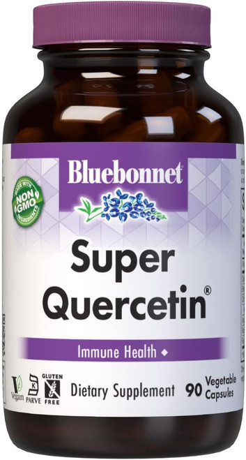 Bluebonnet BB-553 Nutrition Super Quercetin Vegetable Capsules, Vitami