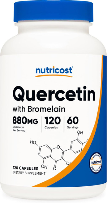 Nutricost Quercetin with Bromelain, 880mg Quercetin + 165mg Bromelain