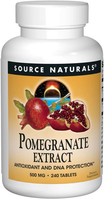 Source Naturals Pomegranate Extract, Antioxidant and DNA Health*, 500