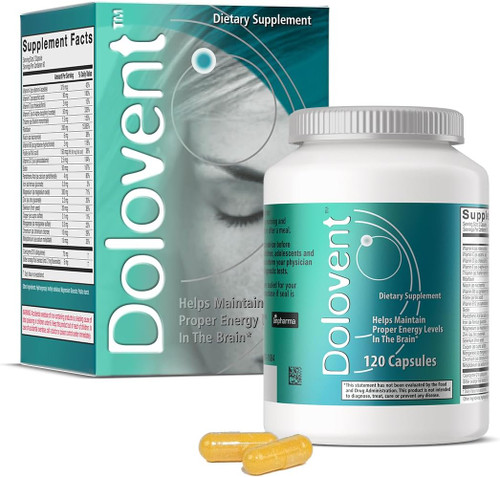 Dolovent - Natural Migraine Relief with Magnesium for Migraines, Vitam