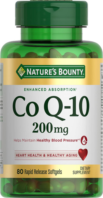 Nature's Bounty CoQ10, Supports Heart Health, Dietary Supplement, 200m