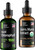 Natural Energy Boost - Nootropics Brain Support & Oxygen Booster - Lions Mane Extract 2oz and Chlorophyll Drops 2oz