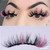 Miss Kiss Pink Color Eyelashes Silver Glitter Lash Sparkly Highlight False Eyelash Soft Faux Mink Lashes 3D Natural Look