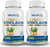 L-Lysine + Monolaurin 600mg 1:1 Ratio, 2 Pack, 200 Capsules
