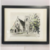 Peyton Millikan Framed Matted Print- Chapel at UVA