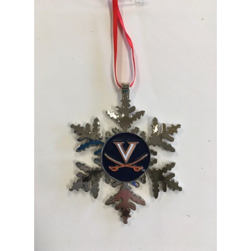 UVA Snowflake Ornament