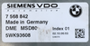 Siemens Engine ECU, BMW 335i, DME MSD80, 7568842, 7 568 842, 5WK93608, INDEX 01