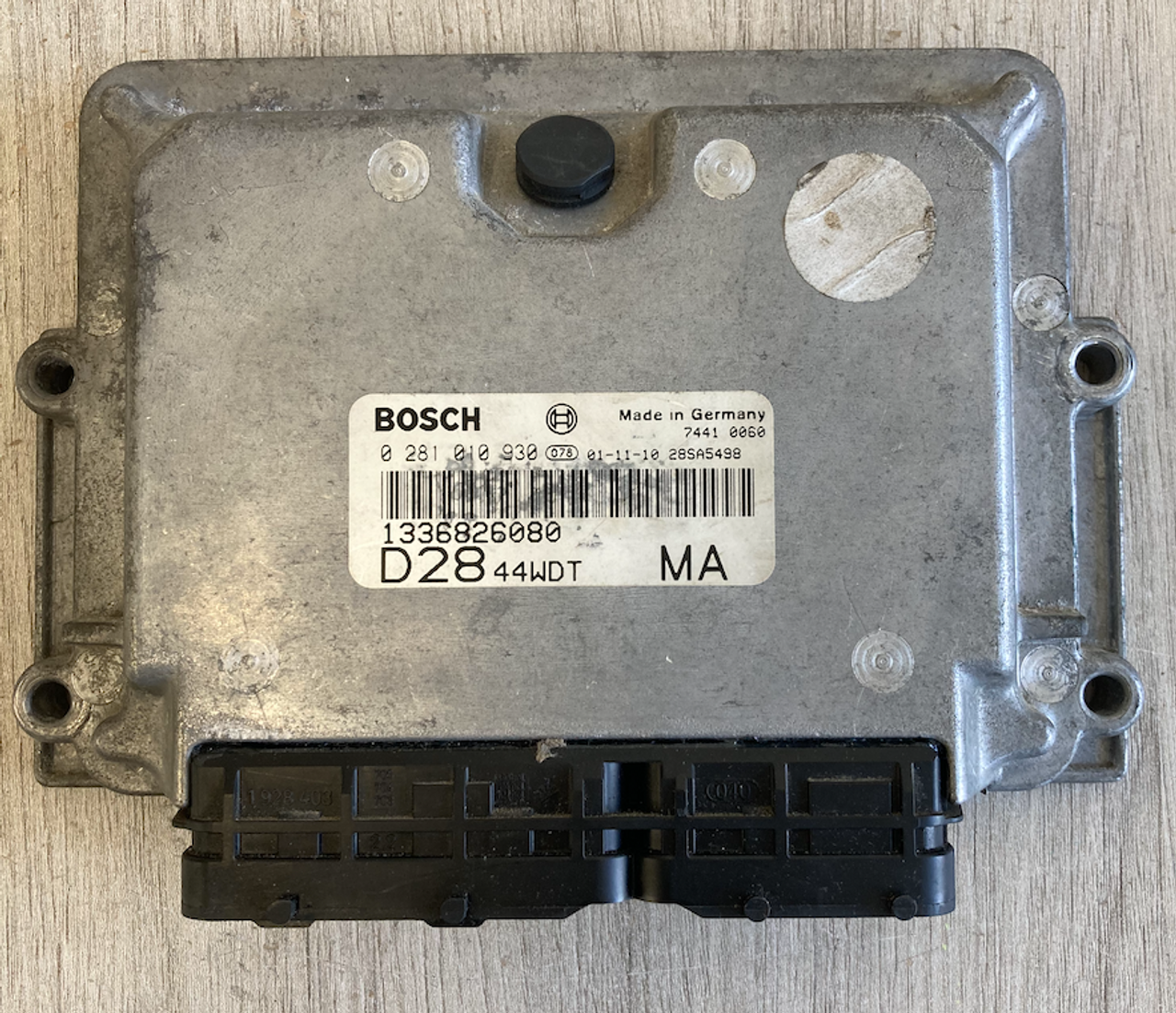 Bosch Engine ECU, Fiat Ducato JTD, 0281010930, 0 281 010 930, 1336826080