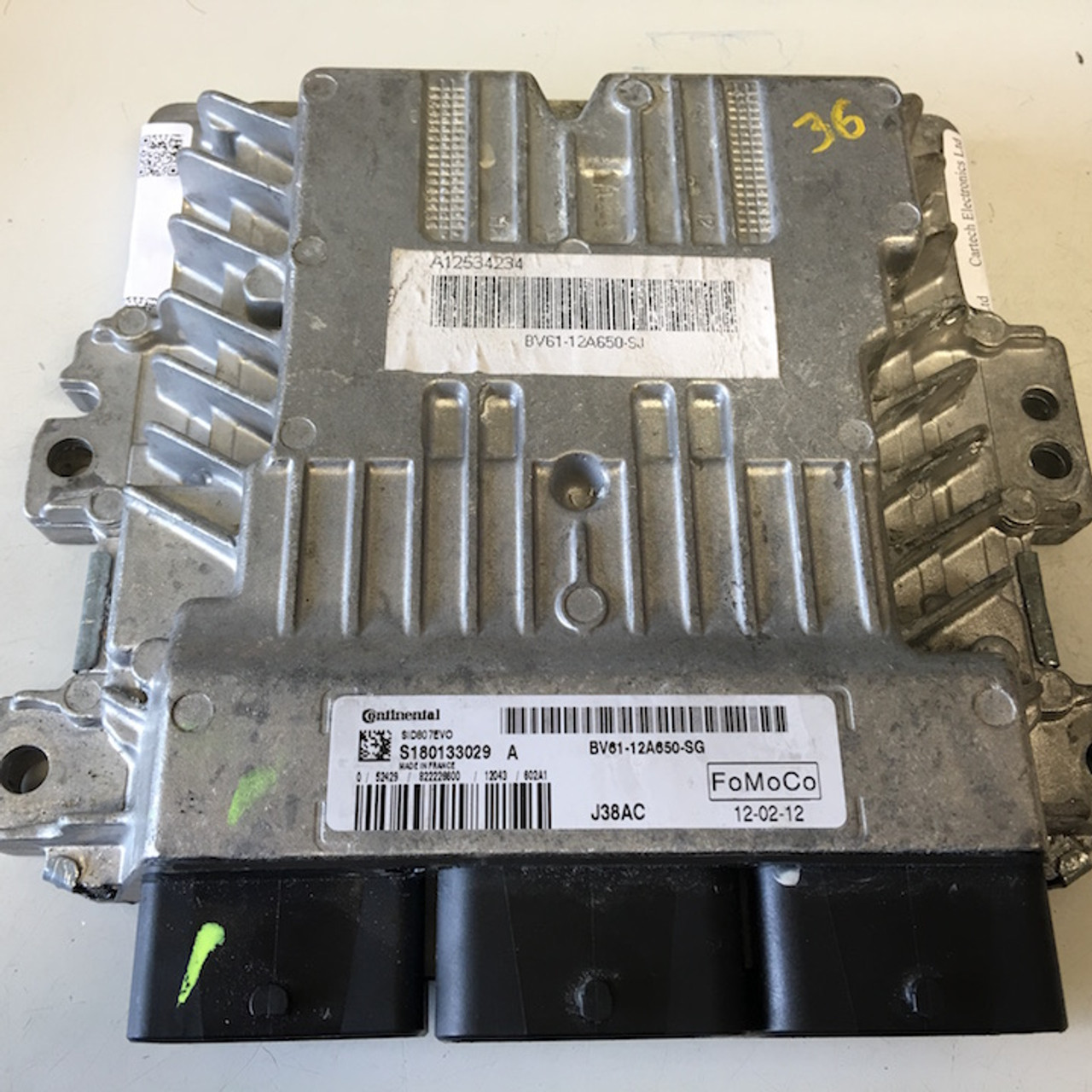 Ford Focus TDCI 95 Diesel , SID807EVO, J38AC, S180133029 A, BV61-12A650-SG, BV6112A650SG