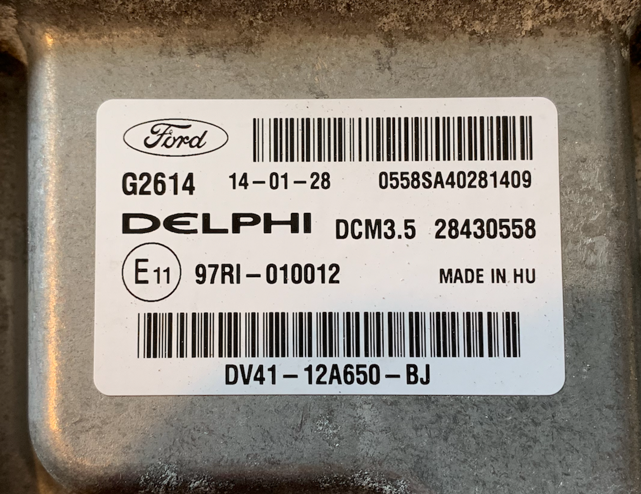 Ford, DV41-12A650-BJ, 28430558, DCM3.5