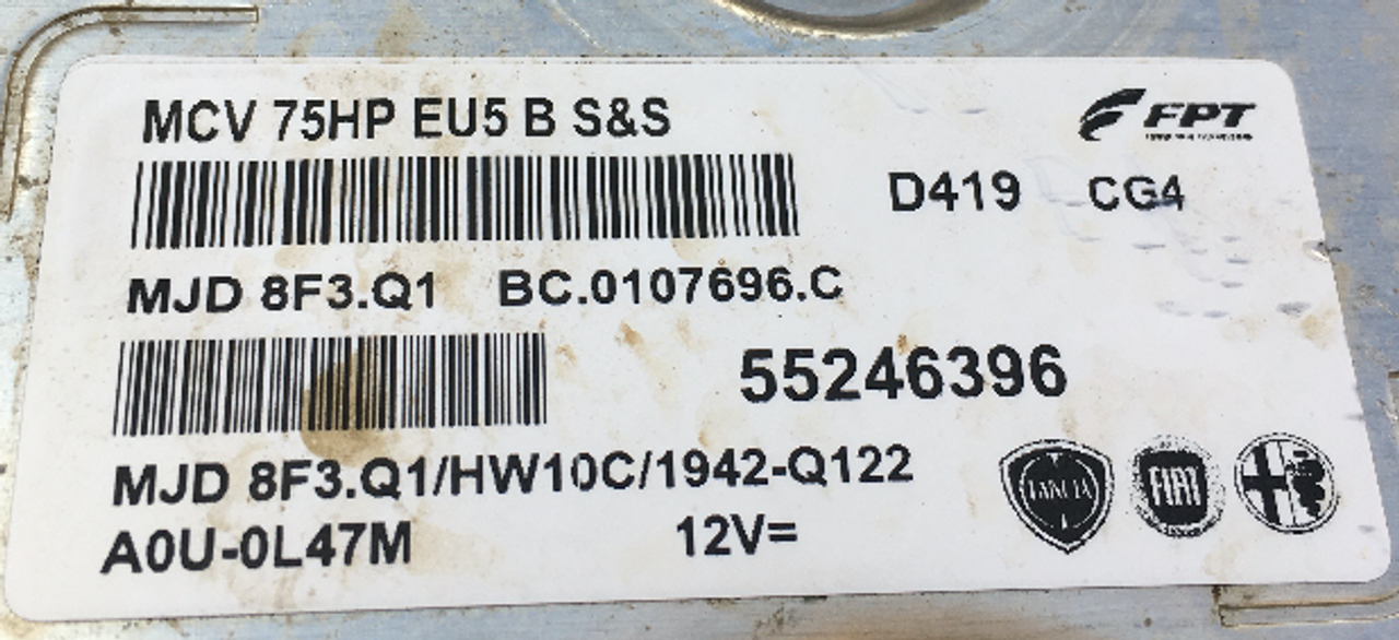 MJD8F3Q1, MJD 8F3.Q1, 55246396, BC0107696C, BC.0107696.C, HW10C