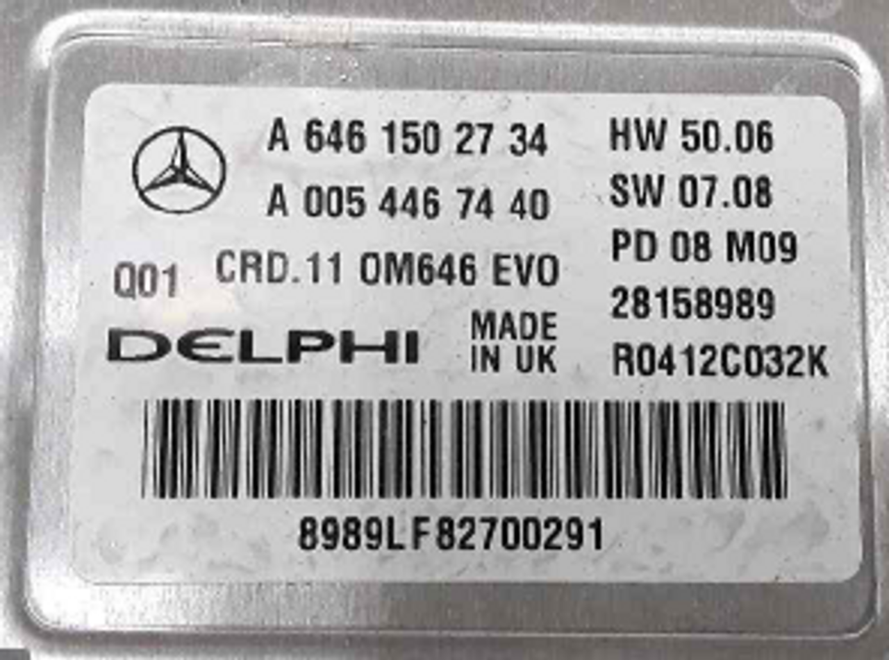 Delphi Engine ECU, Mercedes, A6461502734, A0054467440, 28158989, R0412C032K, CRD.11 OM646 EVO