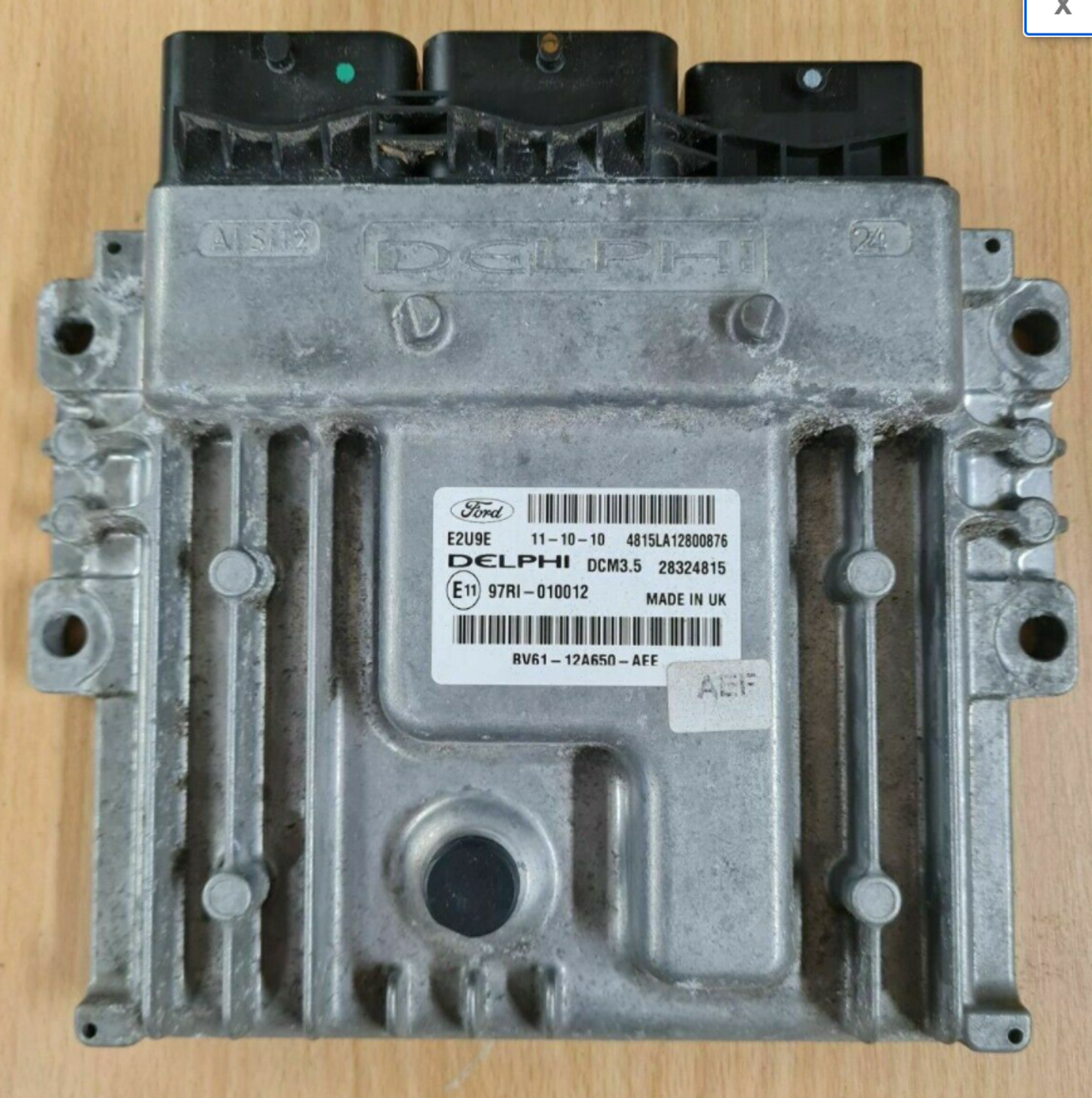 Delphi Engine ECU, Ford 2.0TDCi, DCM3.5, BV61-12A650-AEF, BV6112A650AEF, 28324815