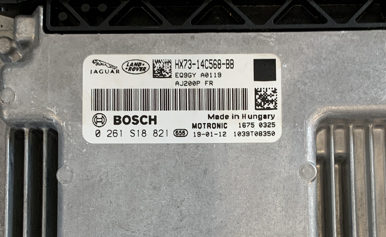 Land Rover, Jaguar, 0261S18821, 0 261 S18 821, HX7314C568BB, HX73-14C568-BB, 1039T08350