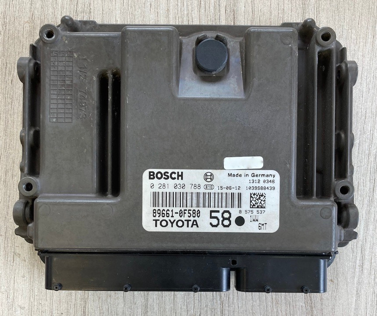 Bosch Engine ECU, Toyota Verso 1.6 D4-D, 0281030788, 0 281 030 788, 89661-0F580, 1039S88439