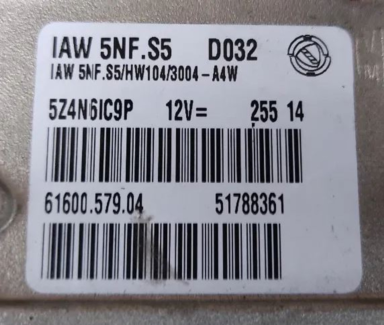 Fiat Panda 2006, IAW5NFS5, IAW 5NF.S5, 51788361, 6160057904, 61600.579.04