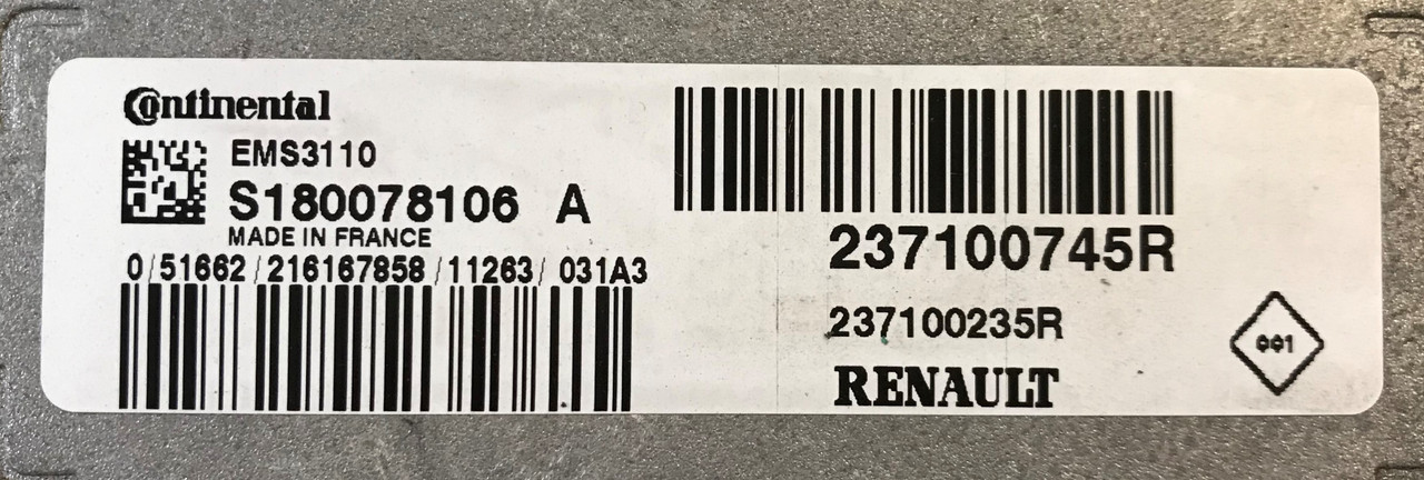 S180078106A, S180078106 A, 237100745R, 237100235R, EMS3110