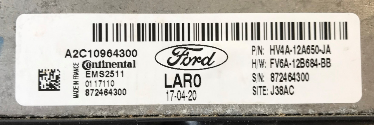 Ford, A2C10964300, HV4A12A650JA, HV4A-12A650-JA, FV6A12B684BB, FV6A-12B684-BB, 872464300, LAR0, EMS2511