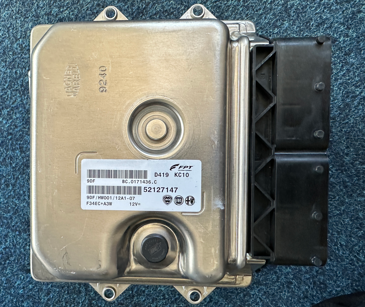 FPT Engine ECU, 9DF, 52127147, HW001, BC.0171436.C